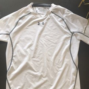 Under Armour large white athletic shirt